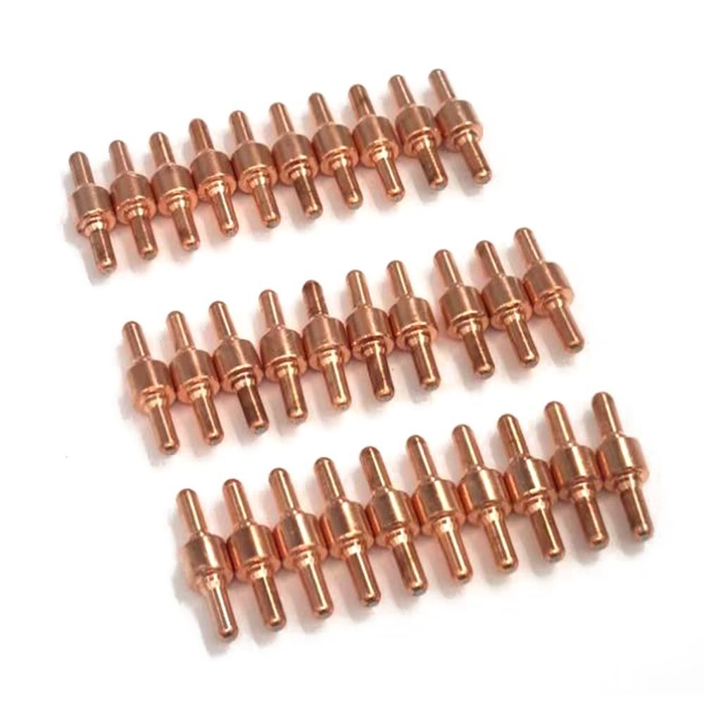 100pcs PT31 Extend Plasma Cutter Torch Nozzle Electrodes Nozzles Kit LG40A Accessory Set