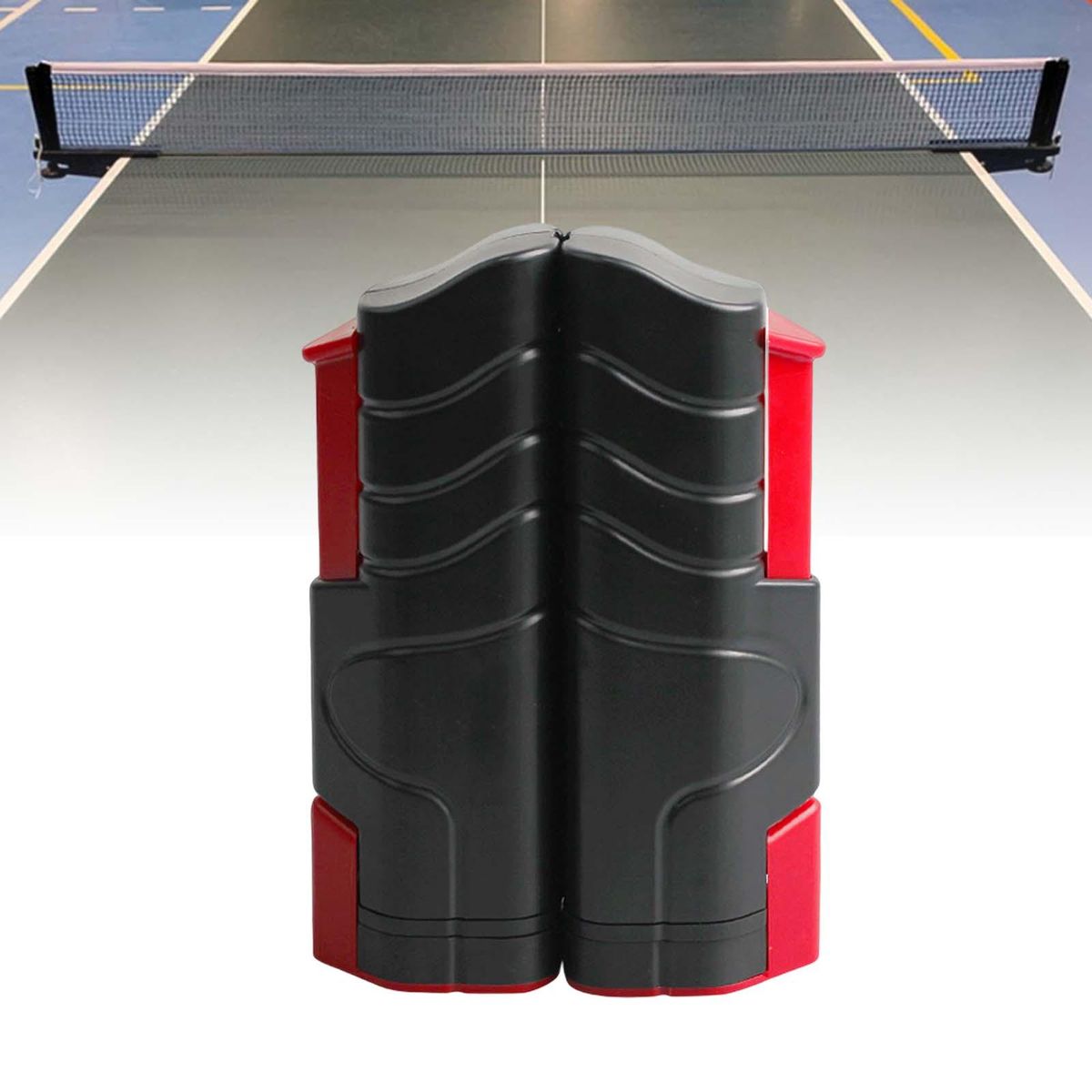 Portable Table Tennis Retractable  Black Red