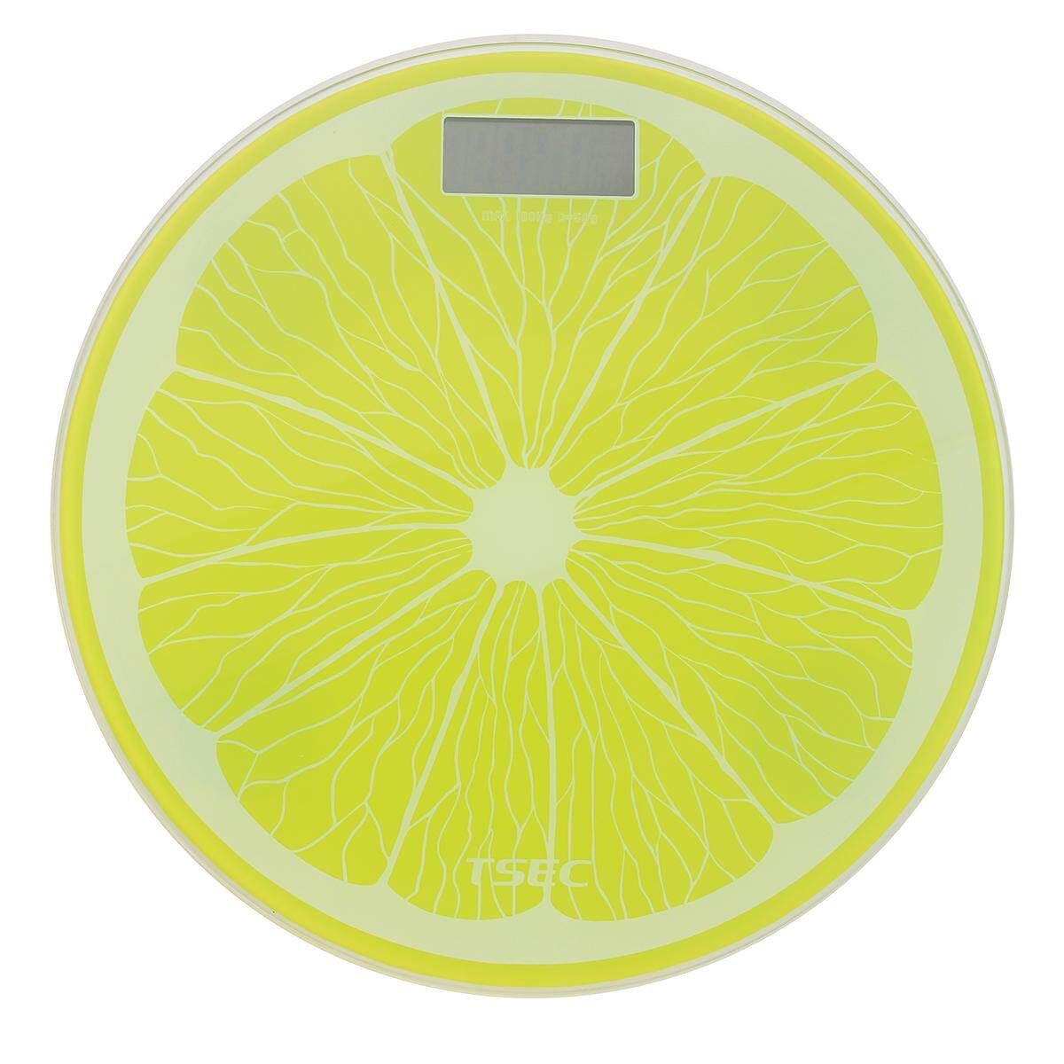 180Kg Rechargeable Body Weight Scale Green Lemon USB Charging Digital