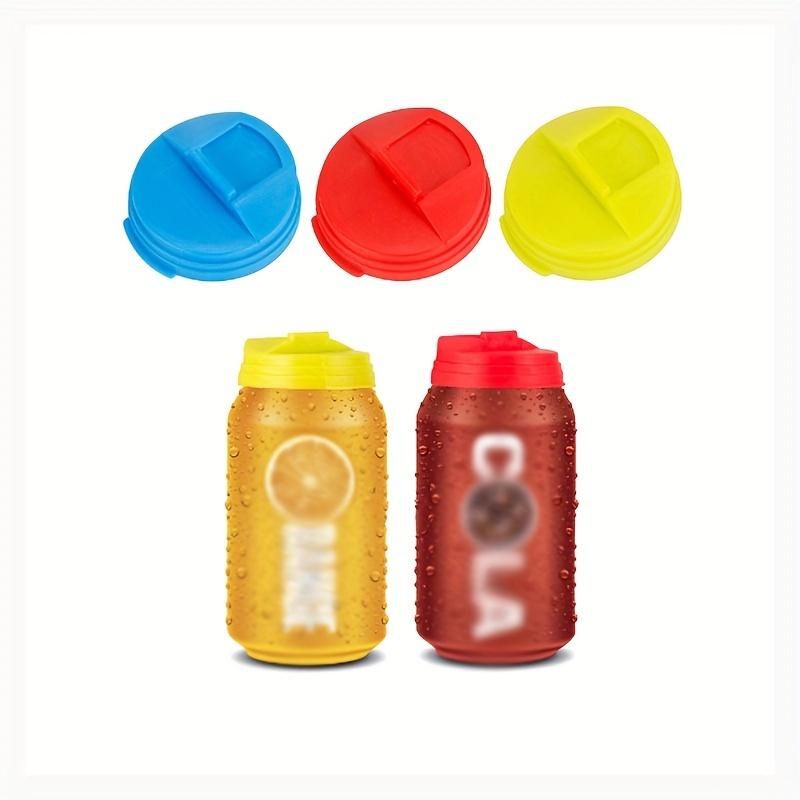 3PCS Reusable Leakproof Drink Can Lids Protector