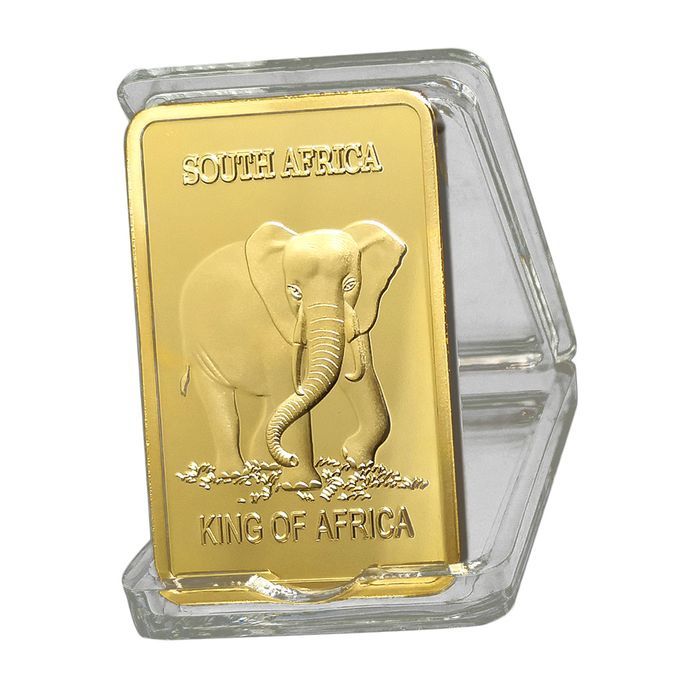 Copper Commemorative Coin Elephant Animal Block Collection Collector