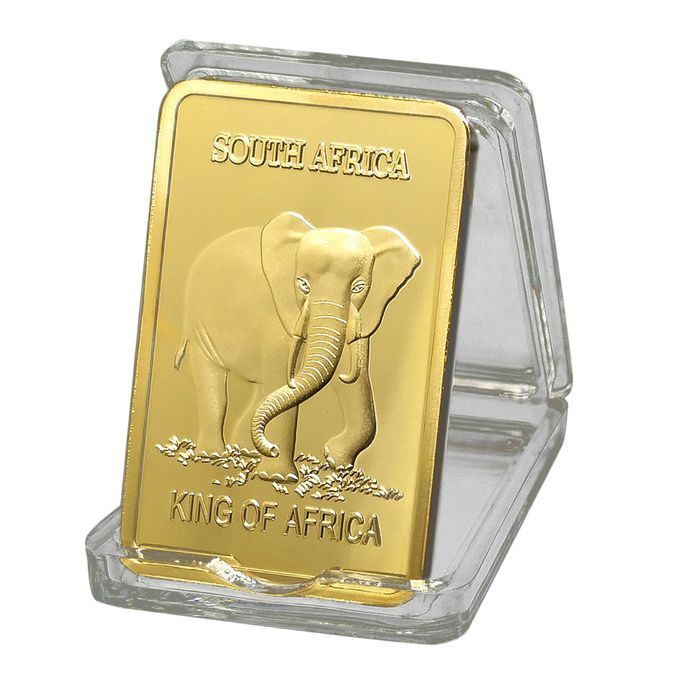Copper Commemorative Coin Elephant Animal Block Collection Collector