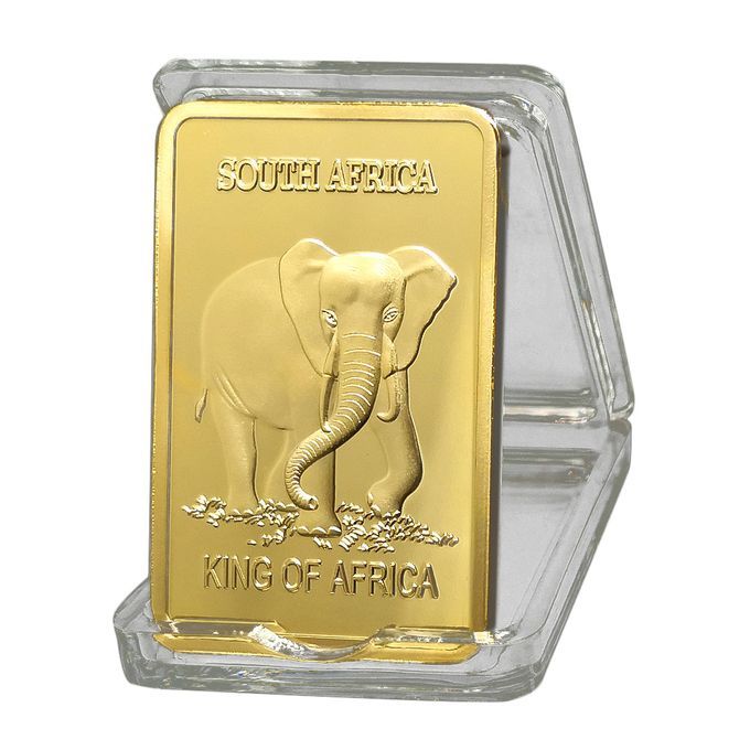 Copper Commemorative Coin Elephant Animal Block Collection Collector