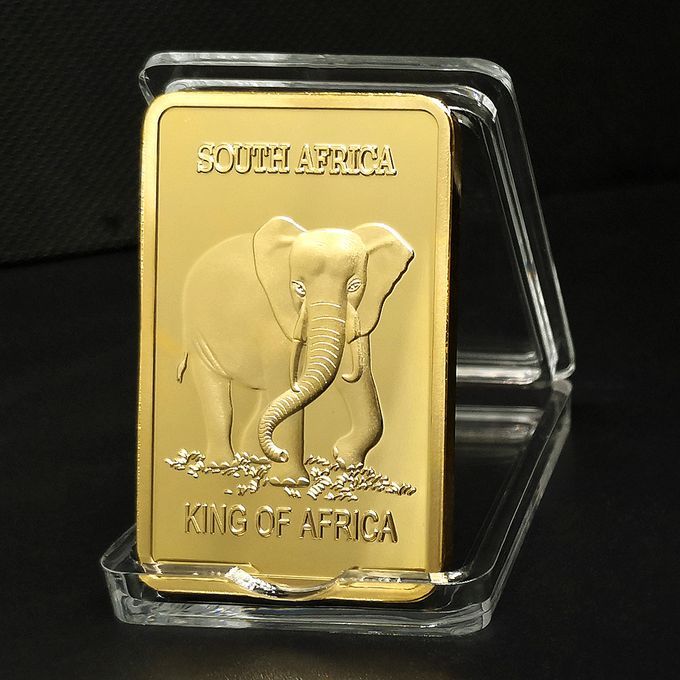Copper Commemorative Coin Elephant Animal Block Collection Collector