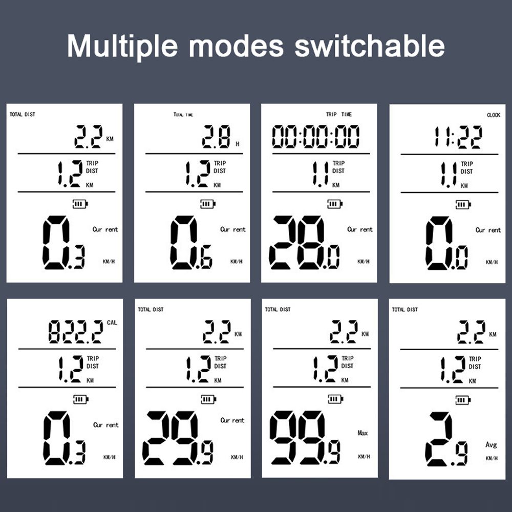 Multifunctional Bike Cycling Speedmeter Wireless Bicycle