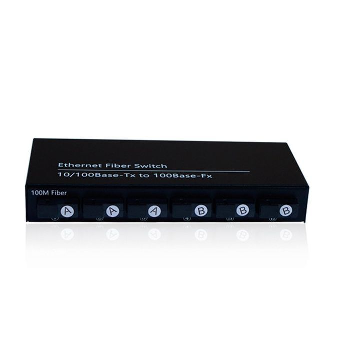 6 Light 2 Ele Tri  Single Fiber Opti Al Trans Eiver Fiber Opti  Swit H-Black-EU