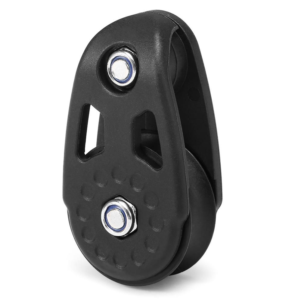2 PCS Kayak Slide Rail Anchor Trolley Kit Pulley Blocks for Kayak Canoe Boat