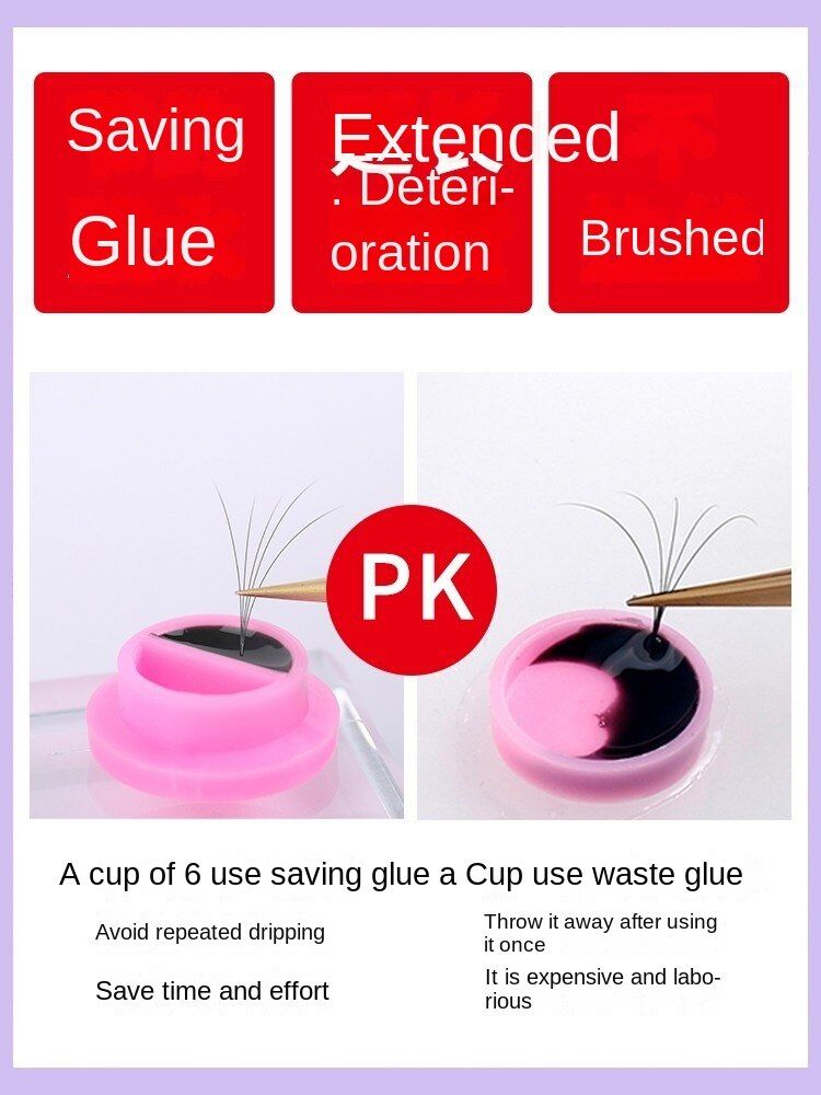 Grafting Eyelash Glue Cups In A Pack Of 100