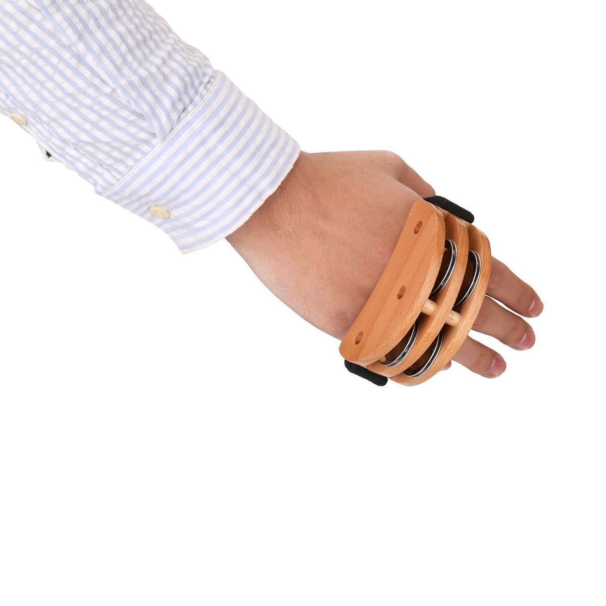 Foot Tambourine Black Drum Companion Jingle Tambourine