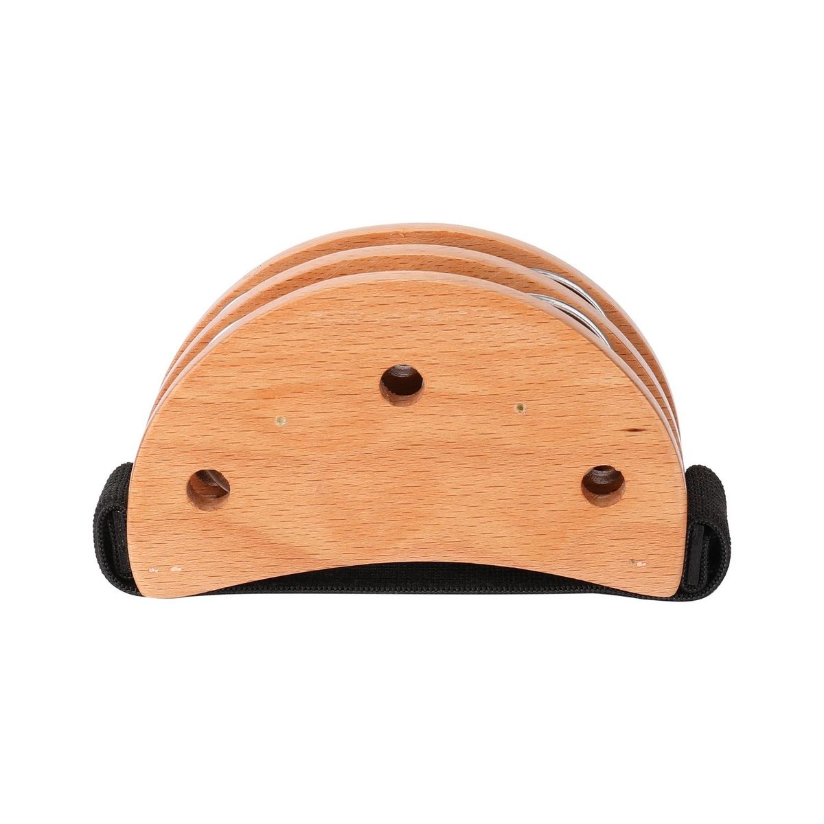 Foot Tambourine Black Drum Companion Jingle Tambourine