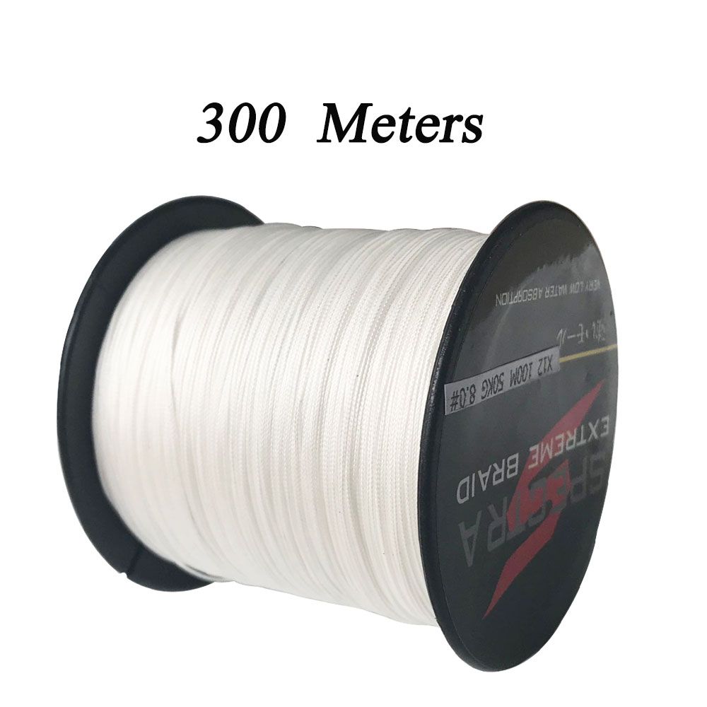 Fishing 12 PE Wire 100M 500M Net Strands Braided Multifilament Grey Line Line /White Lure Weaving 1000M Color Line 300M AS