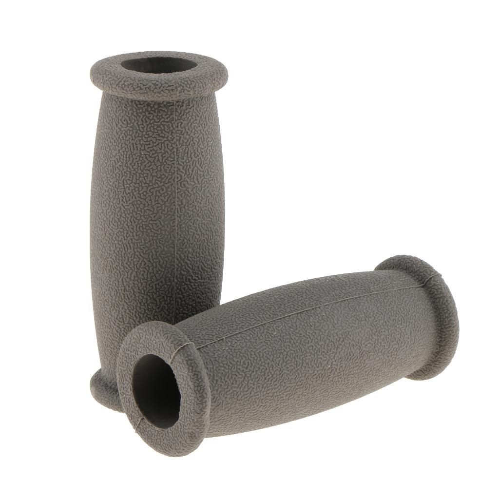 Soft Rubber Crutch Handle Covers Washable Crutch Hand Gray