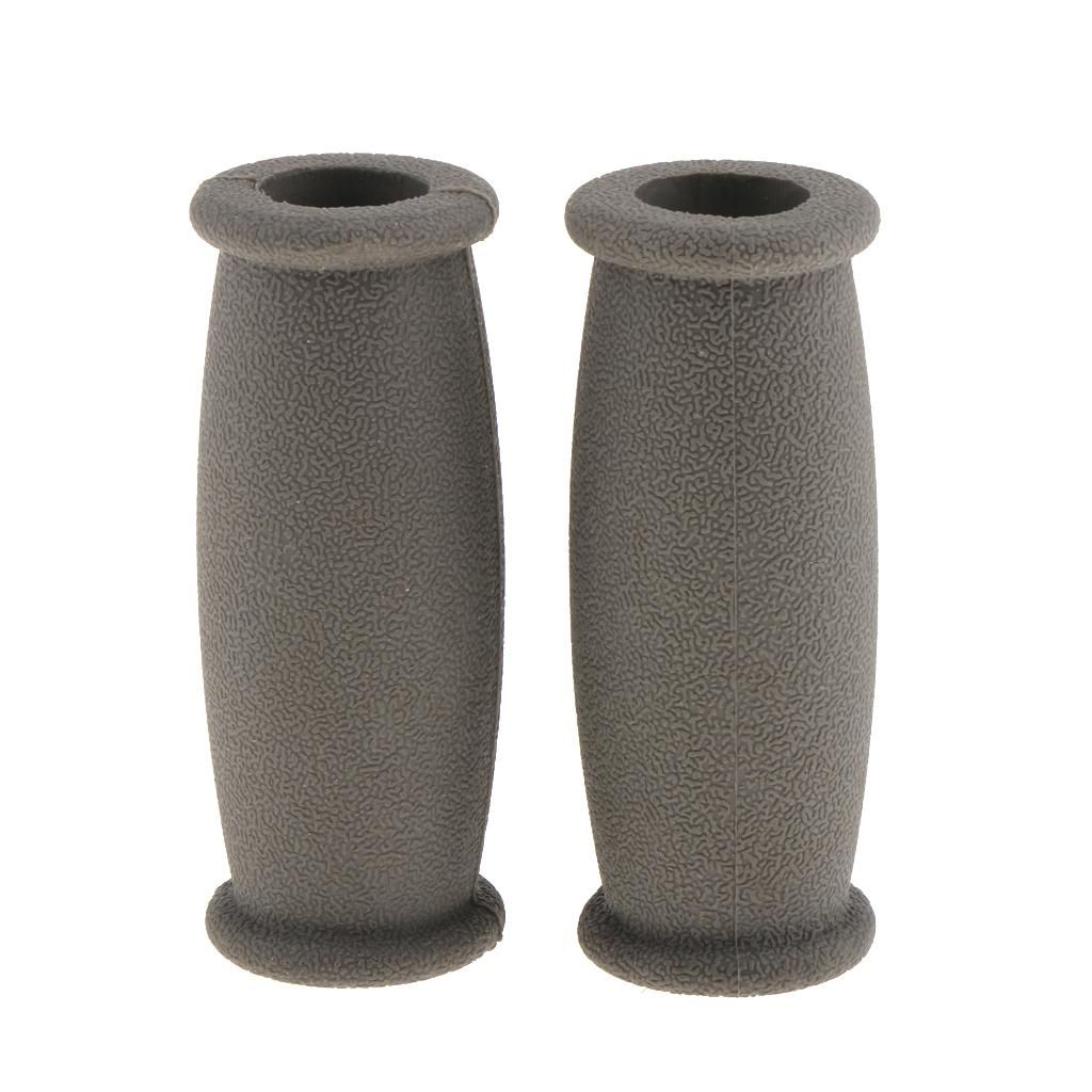 Soft Rubber Crutch Handle Covers Washable Crutch Hand Gray