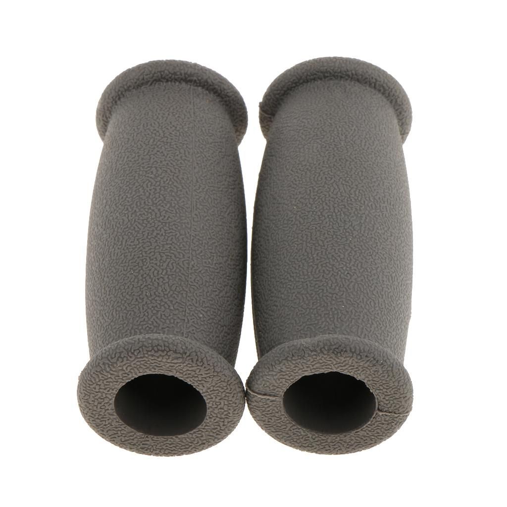 Soft Rubber Crutch Handle Covers Washable Crutch Hand Gray