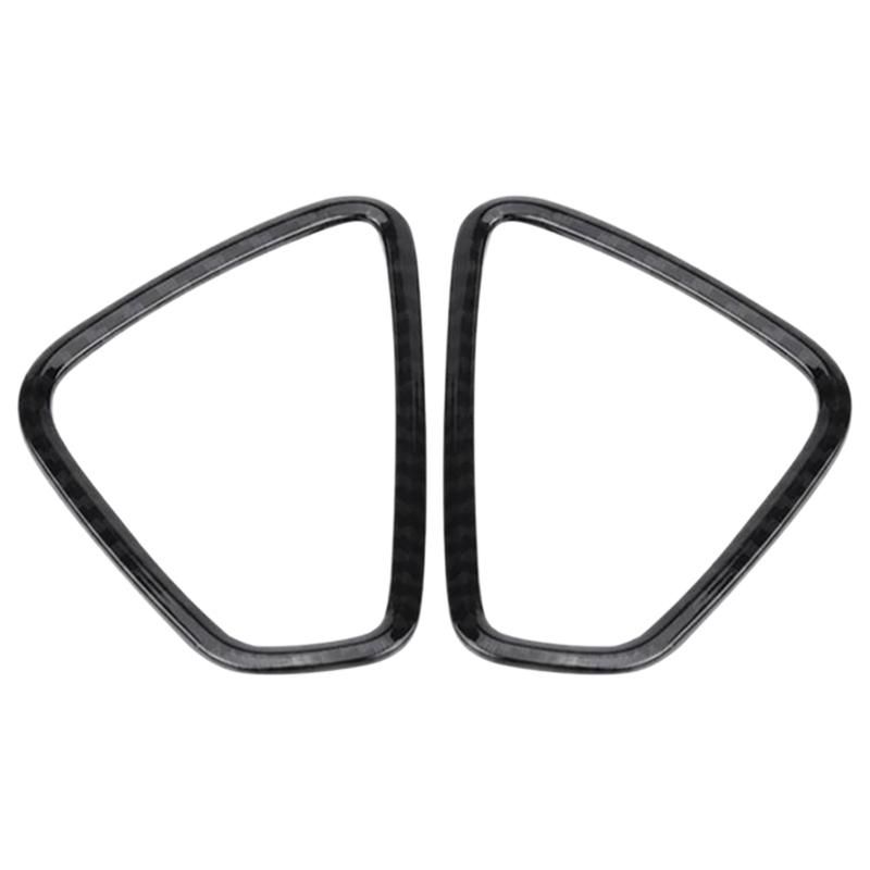 2Pcs Car Air Vent Trim for Hyundai Encino Kauai Kona Carbon