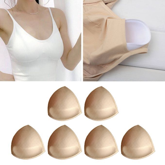 Pad Stuffers Insert Modesty Bras Removable Sew Skin Color