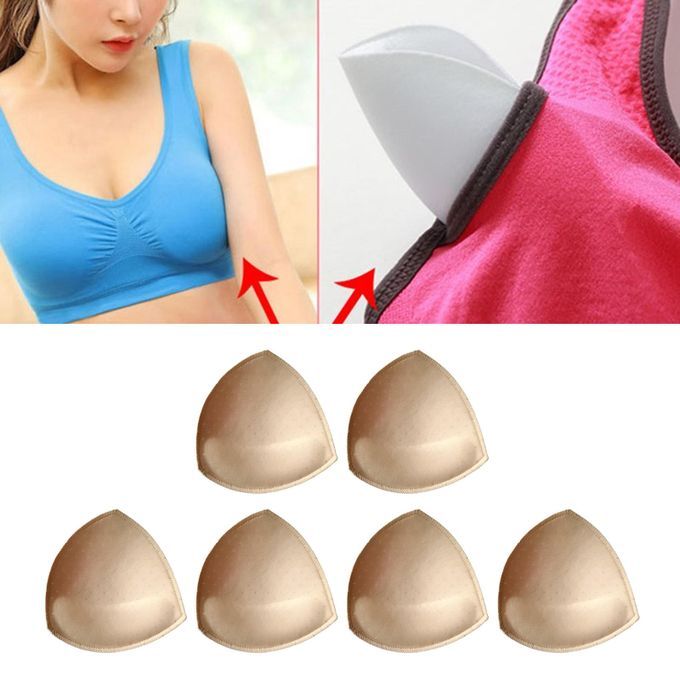 Pad Stuffers Insert Modesty Bras Removable Sew Skin Color