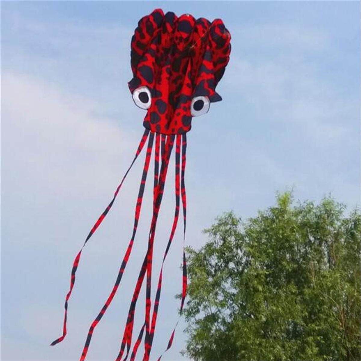4M Frameless Animal Octopus Parachute Stunt Kite Single Line Kites For Adult Kids Fifteen