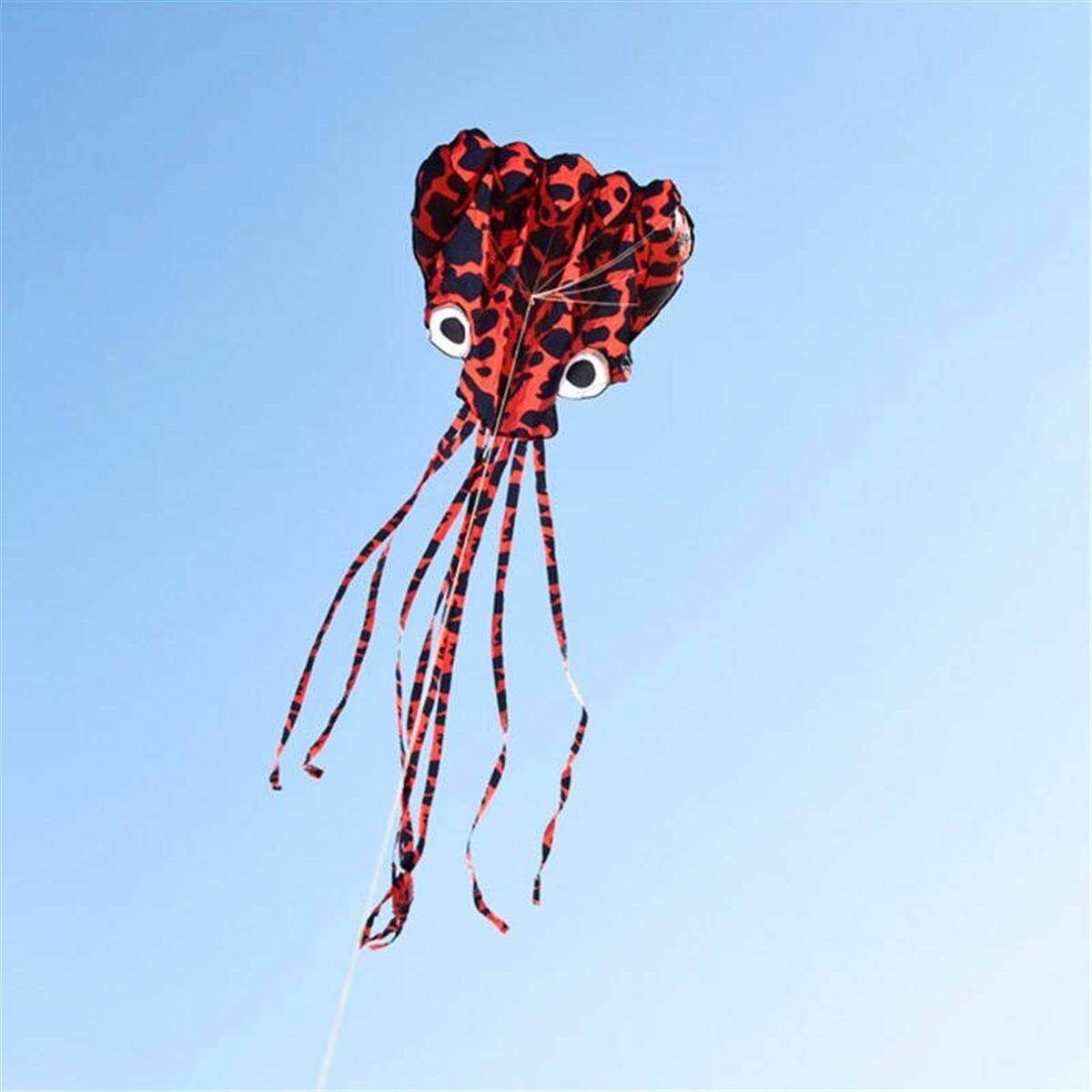 4M Frameless Animal Octopus Parachute Stunt Kite Single Line Kites For Adult Kids Fifteen