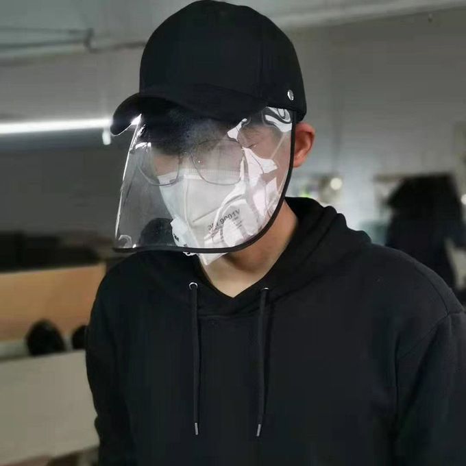 Hat With Mask Cotton Misty SDust Isolation Baseball Cap