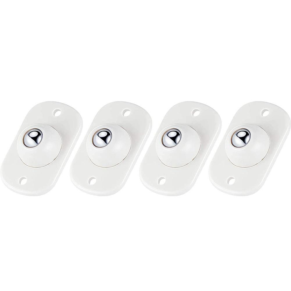 4Pcs Stainless Steel Mini Swivel Caster Wheels with 360
