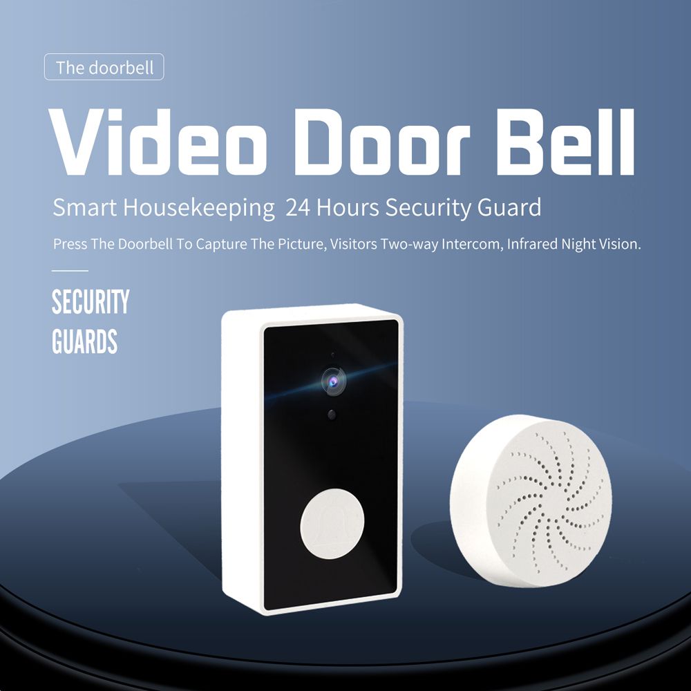 Tuya WIFI Video Doorbell With Chime Wireless Doorbell Camera