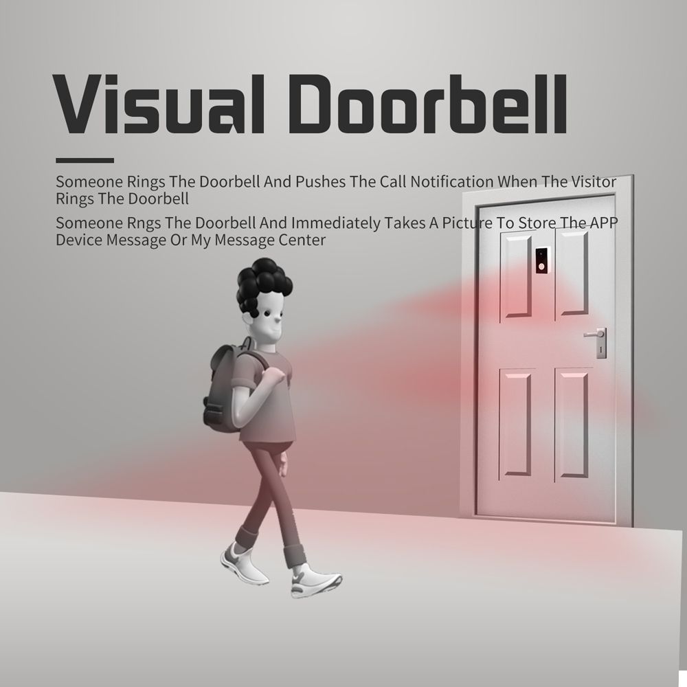 Tuya WIFI Video Doorbell With Chime Wireless Doorbell Camera