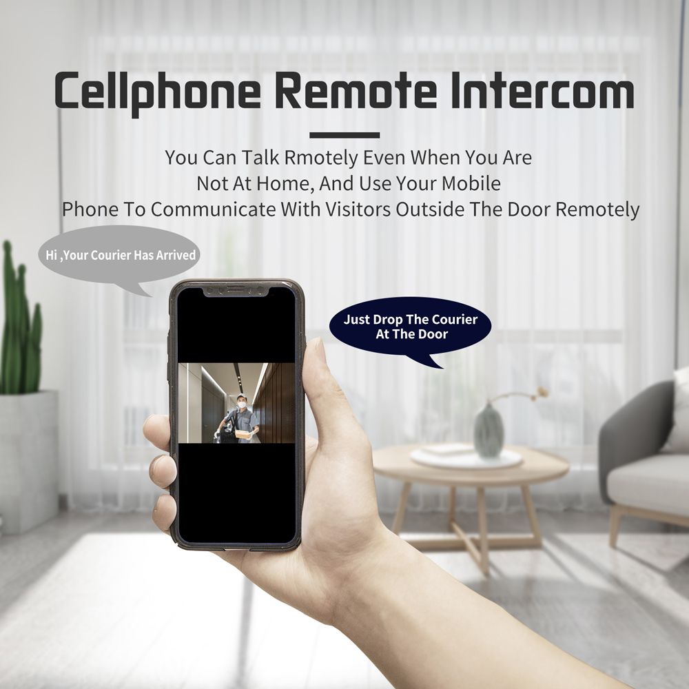 Tuya WIFI Video Doorbell With Chime Wireless Doorbell Camera