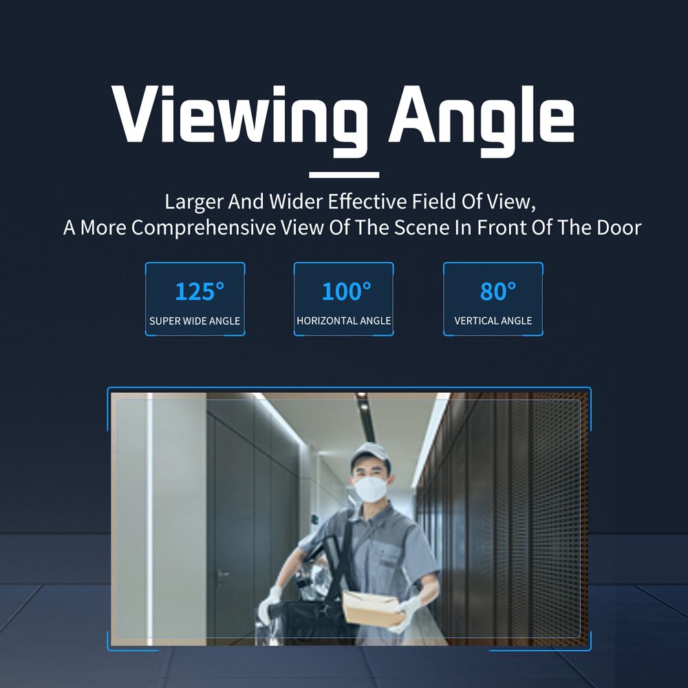 Tuya WIFI Video Doorbell With Chime Wireless Doorbell Camera