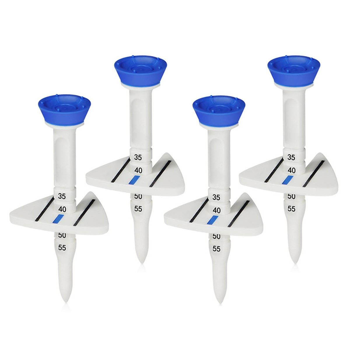 Big Head Golf Tee Premium Adjustable Golf Tee Reduce Friction Big Head Blue