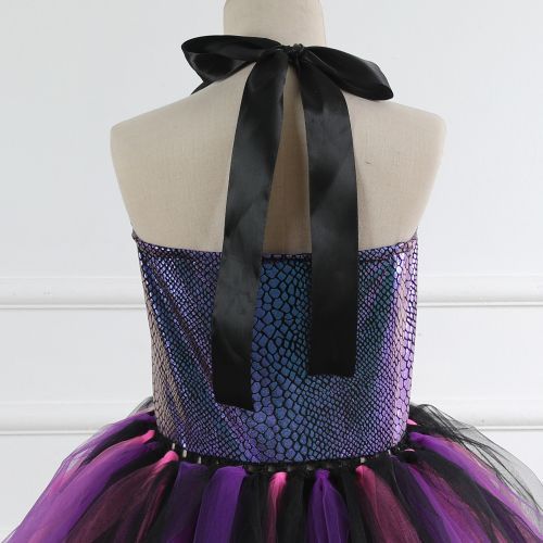 Girls Princess Dress [Mermaid*Halloween*Free Headwear]-21706