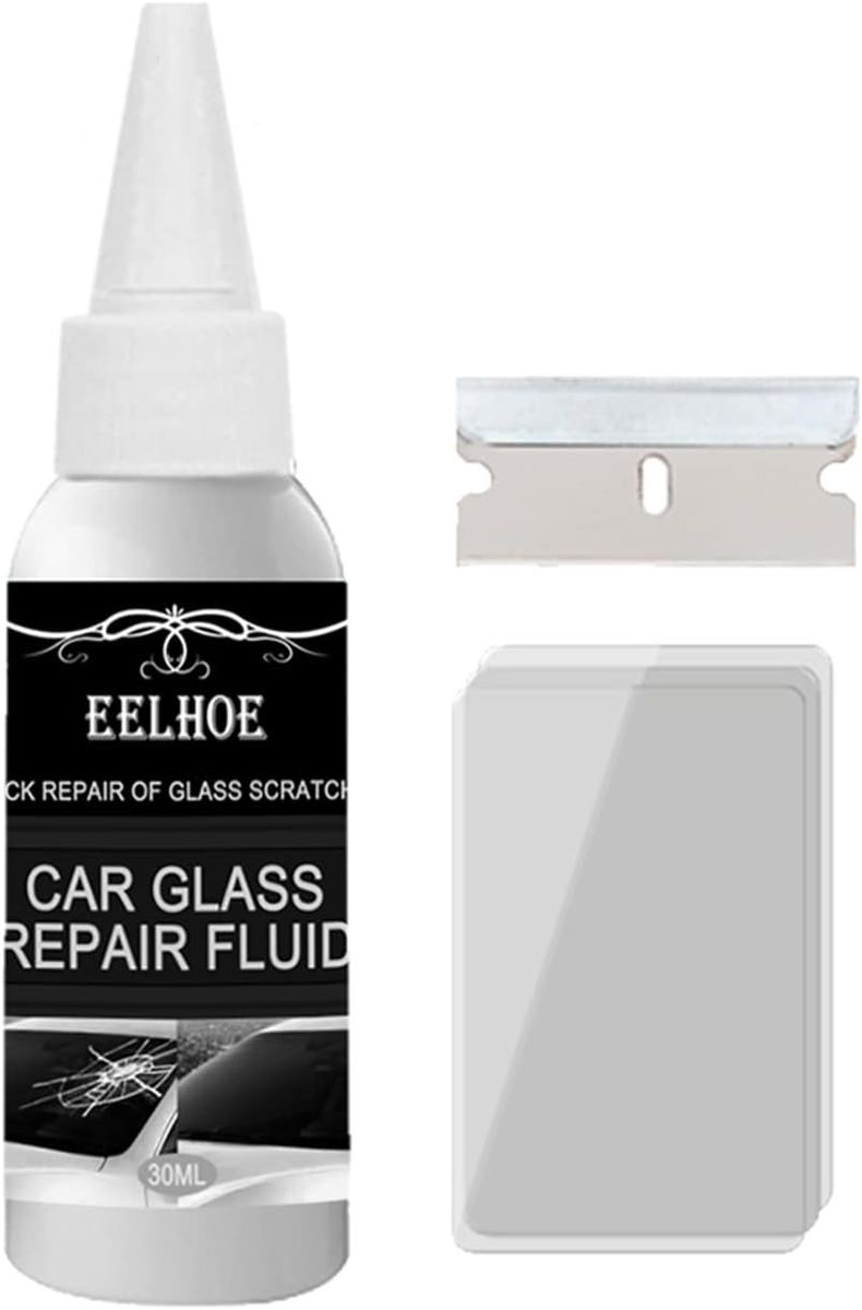 Car Windshield Glass Repair Kit - Vehicle Crack Fix Tool