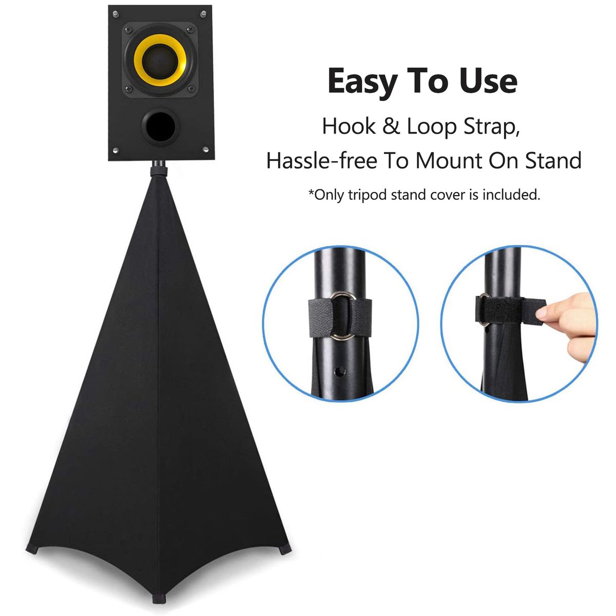 Universal Dj Light Speaker Stand Cover Triple Sided Tripod