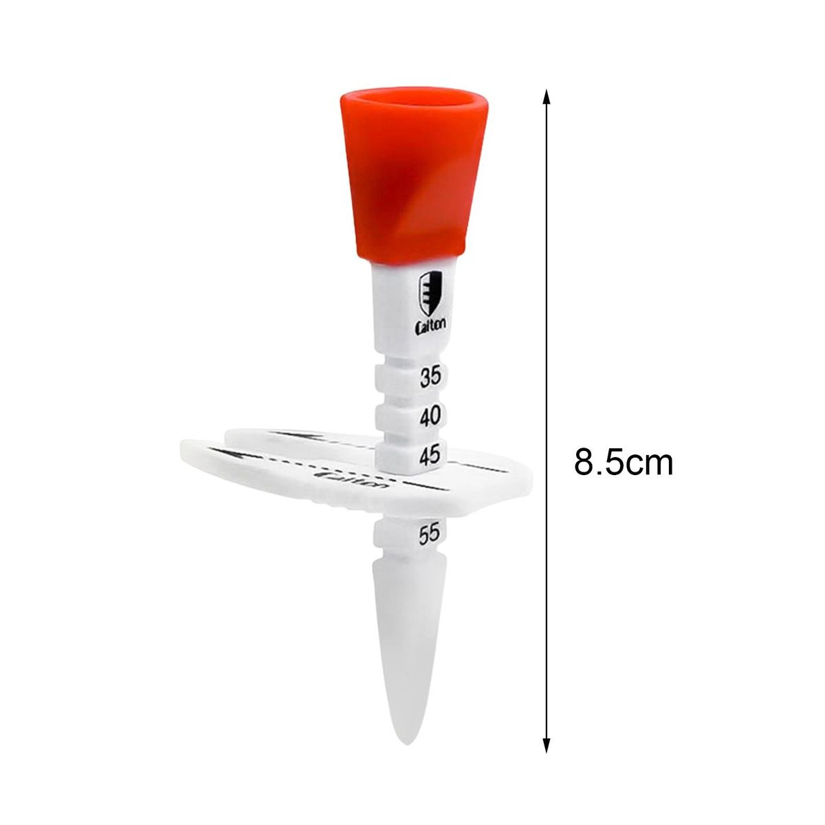 Golf Accessories Performance Golf Tees Adjustable Height Stable Orange