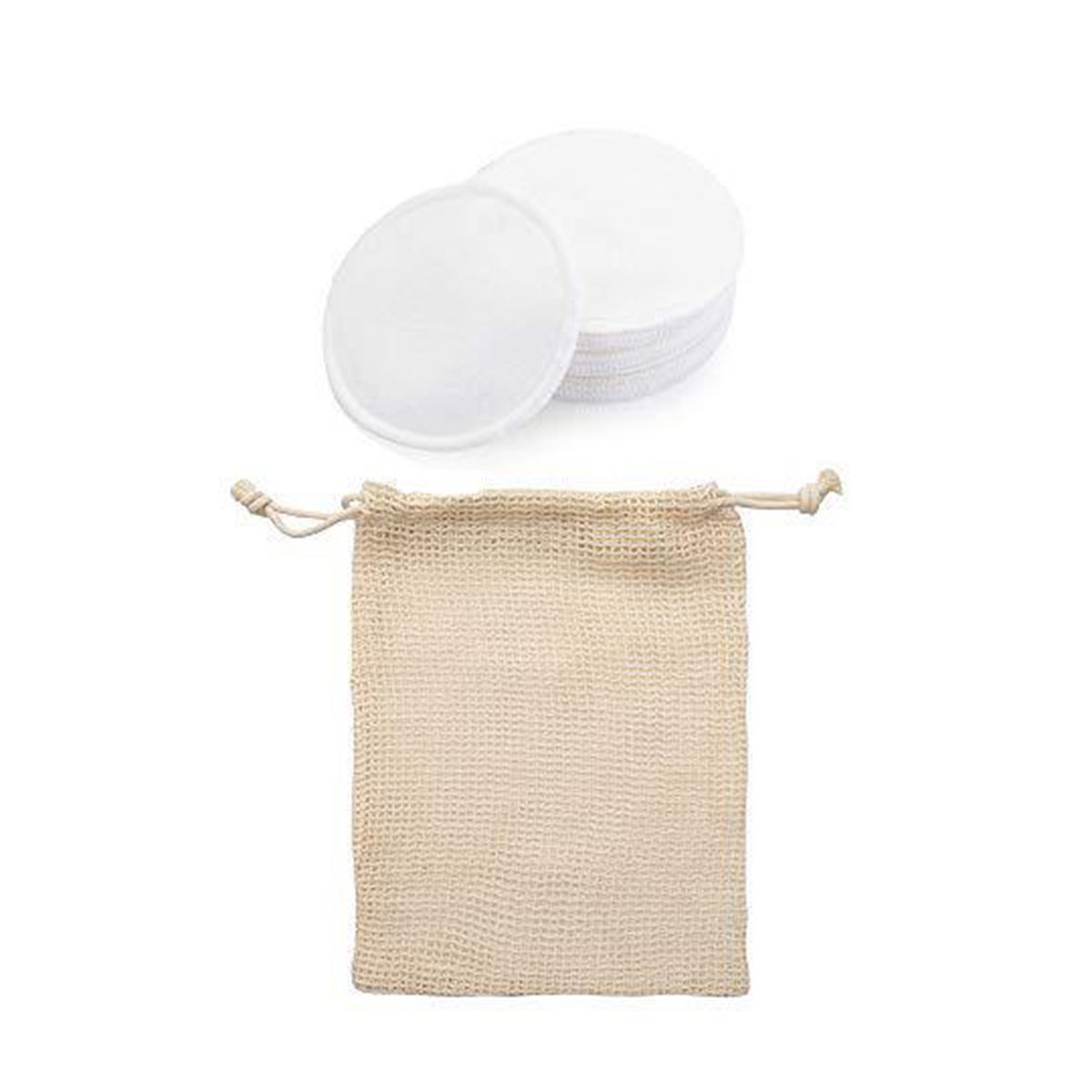 10PCS Reusable Cotton Rounds Makeup Remover Cotton Pads