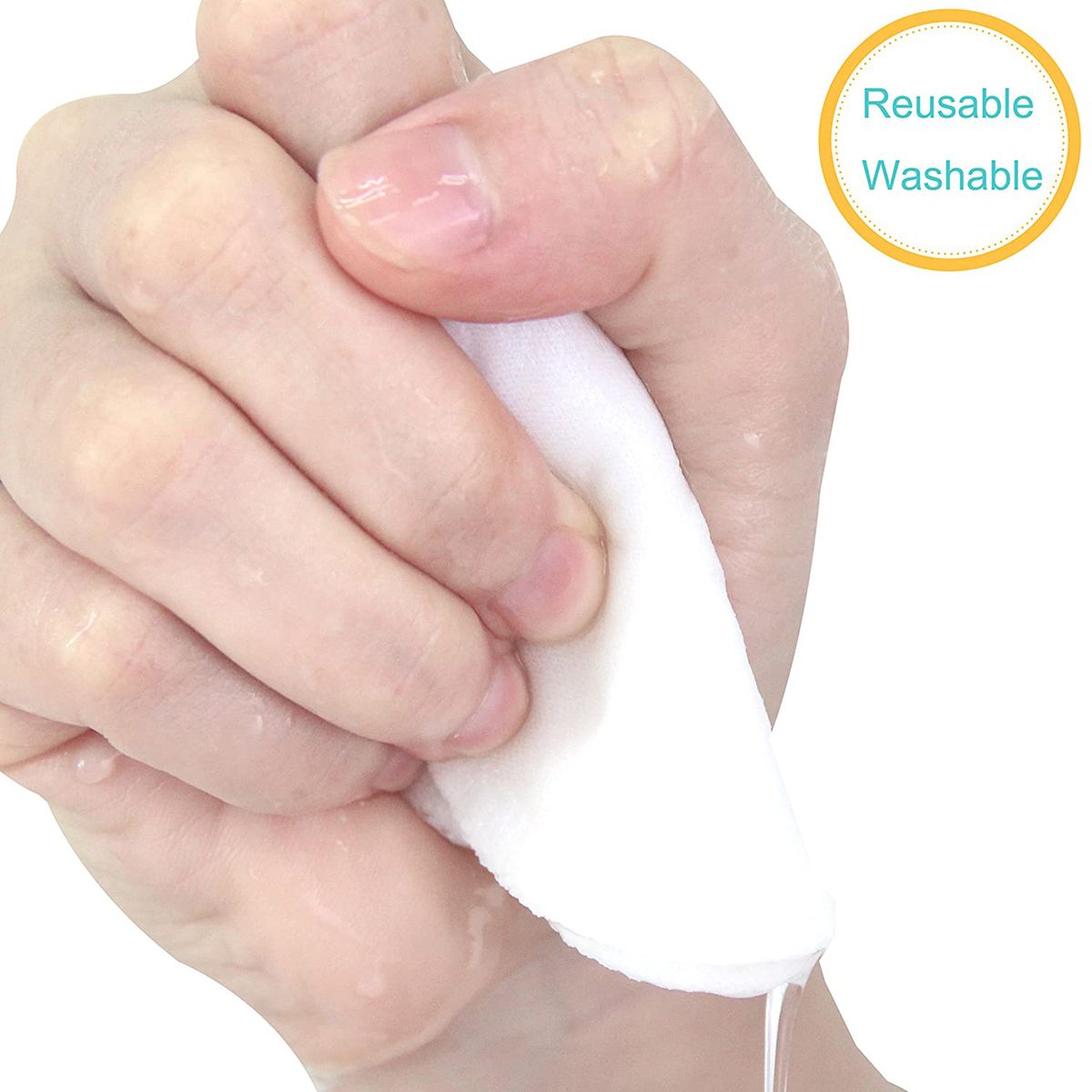 10PCS Reusable Cotton Rounds Makeup Remover Cotton Pads