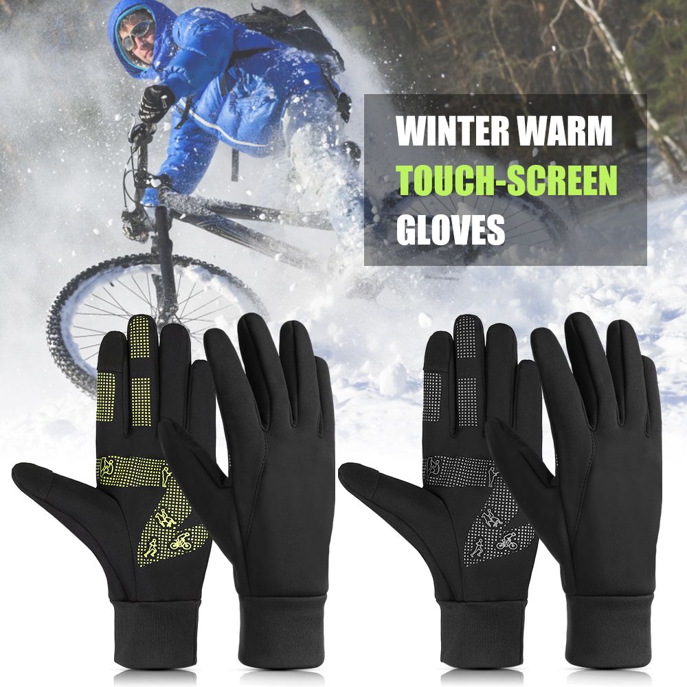 Winter Touchscreen Mittens Windproof Thermal Mittens For