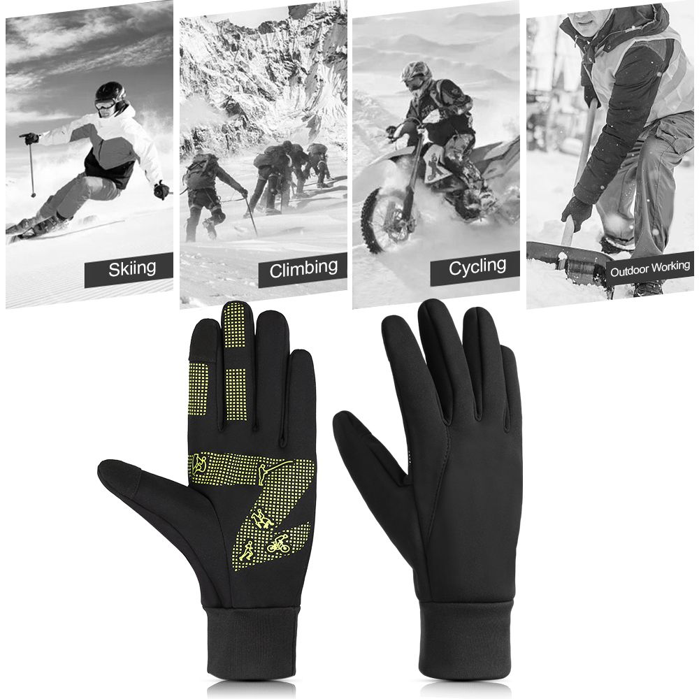 Winter Touchscreen Mittens Windproof Thermal Mittens For