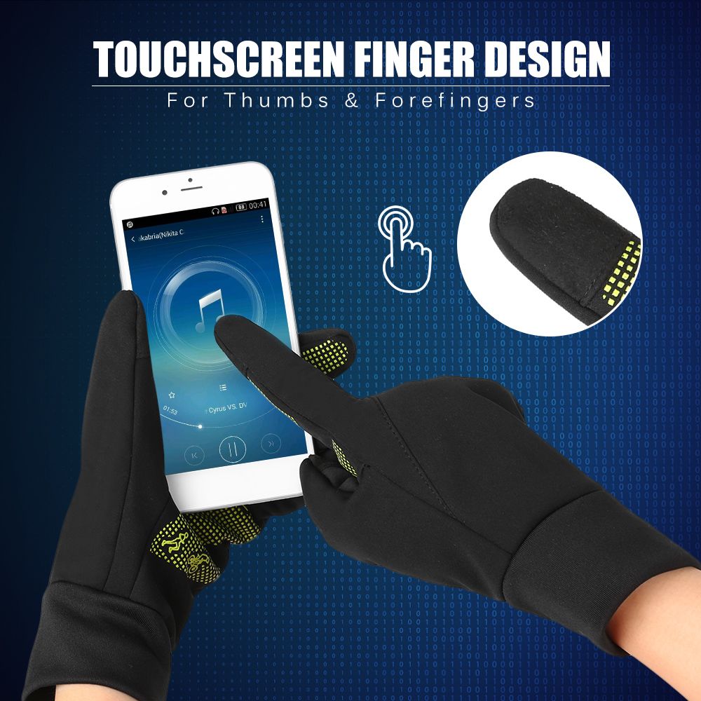 Winter Touchscreen Mittens Windproof Thermal Mittens For