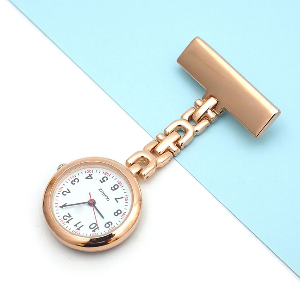 Nurse Lapel Pin Watch Fob Watch Clip-on Hanging Quartz Watch