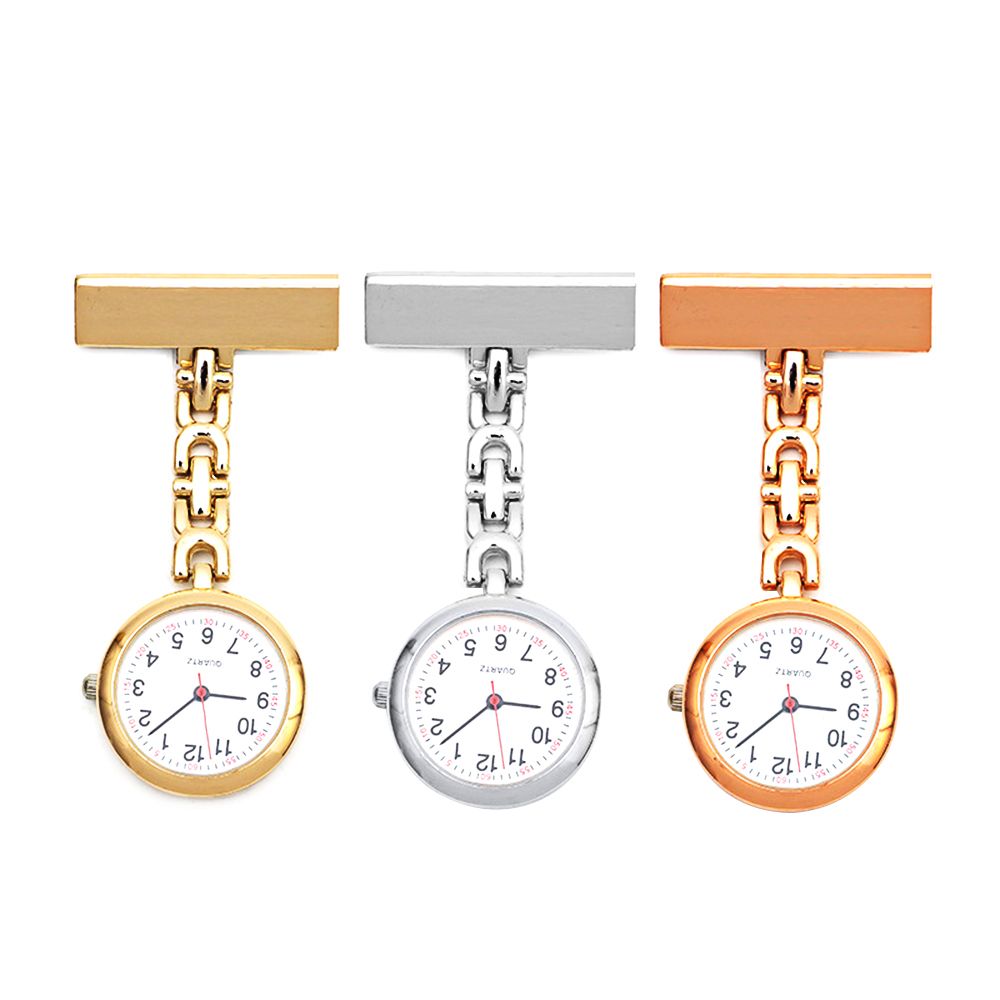 Nurse Lapel Pin Watch Fob Watch Clip-on Hanging Quartz Watch