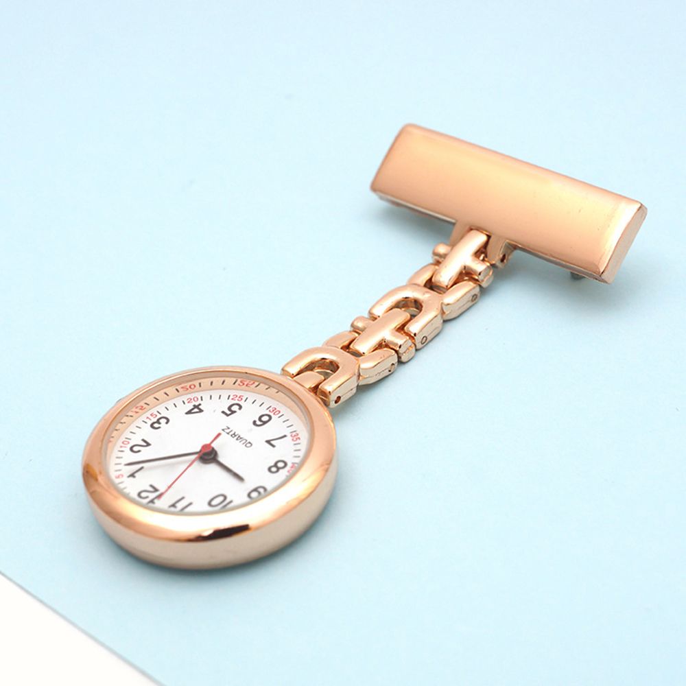 Nurse Lapel Pin Watch Fob Watch Clip-on Hanging Quartz Watch