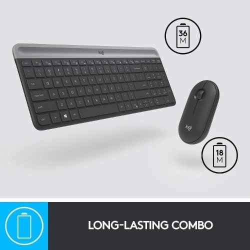 Mk470 Slim Wireless Keyboard And Mouse Combo