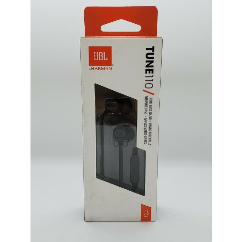 Tune 110 Wired In-Ear Headphone - Pure Bass Sound - Black
