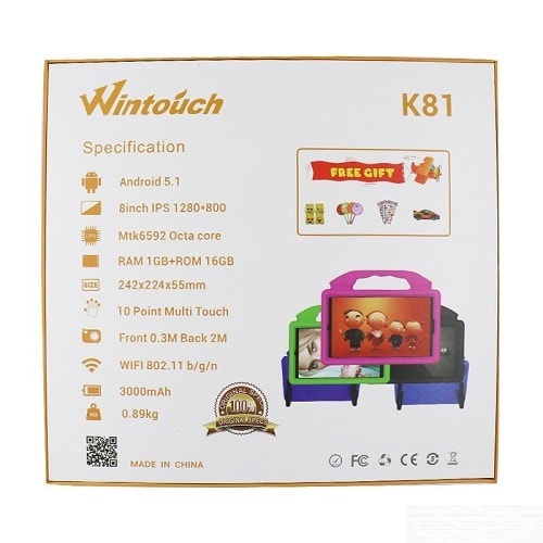 8" - 16GB/1GB Dual Sim -Wifi- Zoom Enabled Pre-installed Kids/adult Learning Tablet
