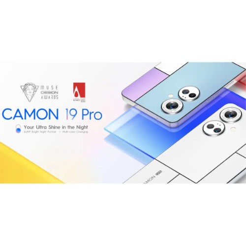 Camon 19 Pro - 6.8" - 256GB ROM - 8GB RAM - 4G Dual SIM - Fingerprint - 5000mAh - Mondrian Edition