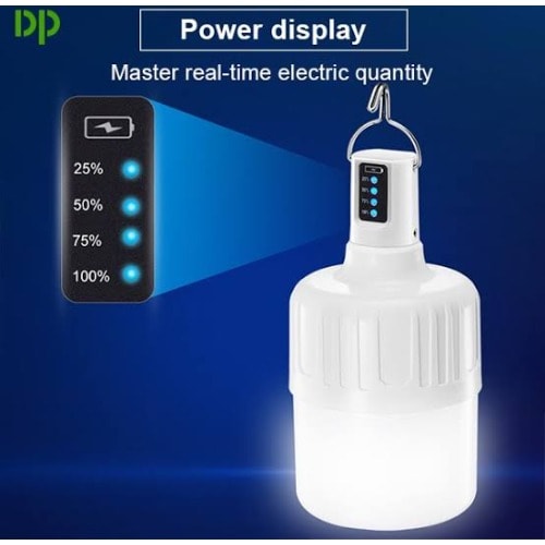 Dp Rechargeable Power Display Led Bulb - 6000mAh