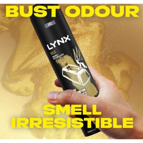 Body Spray Deodorant For Men - Gold - 250ml
