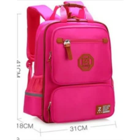 Girls Waterproof Children School Backpack - Pink