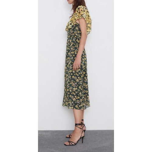 Floral Print Midi Dress